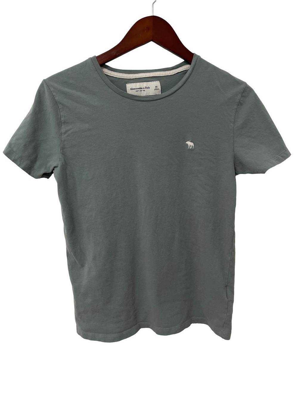 Abercrombie & Fitch Women’s XS Sage Green Cotton Short Sleeve T-Shirt
